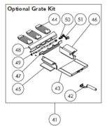 CHARNWOOD REAR GRATE SUPPORT